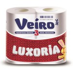 Туалетная бумага Veiro LUXORIA 3сл 4шт, 5с34